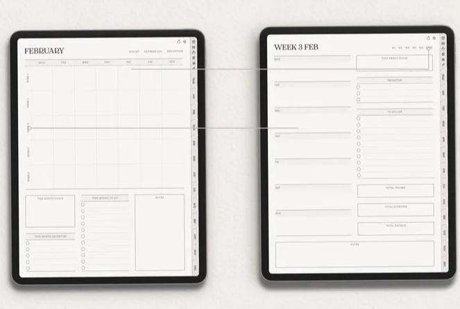Digital Budget Planner: GoodNotes Finance Tracker (Digital Download)